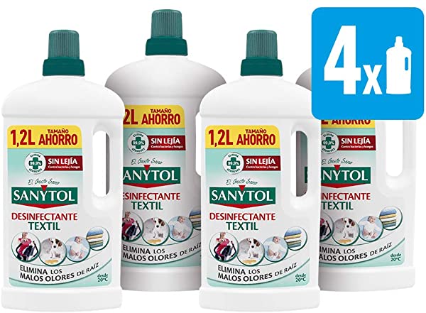 Pack 4 Desinfectante Textil Sanytol