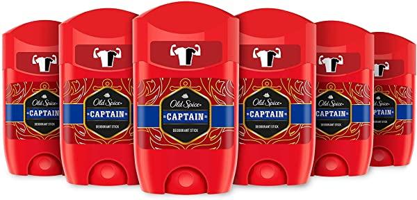Pack 4 Desodorante Old Spice Captain en Stick