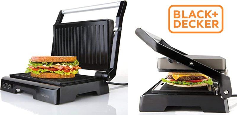 Sandwichera Black&Decker BXGR1000E con Grill