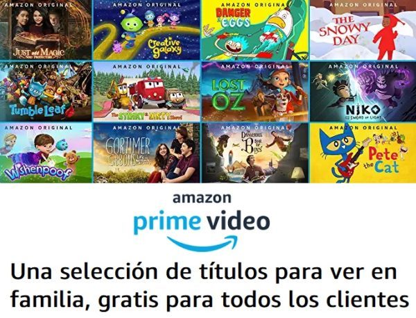 Selección de series infantiles gratis en Amazon Prime Video