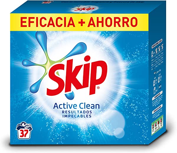 Detergente Skip Active Clean en polvo