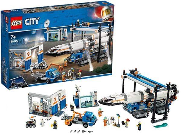 LEGO City Space Ensamblaje y Transporte del Cohete (60229)