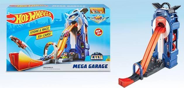 Mega garage Hot wheels para 35 coches