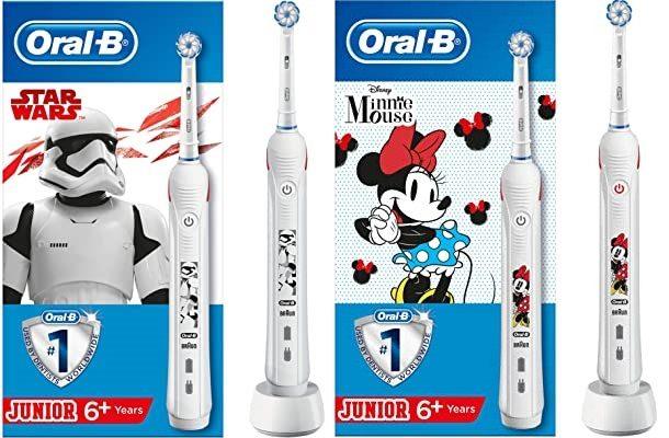Cepillo Eléctrico Oral-B Junior diseño Minnie o Star Wars