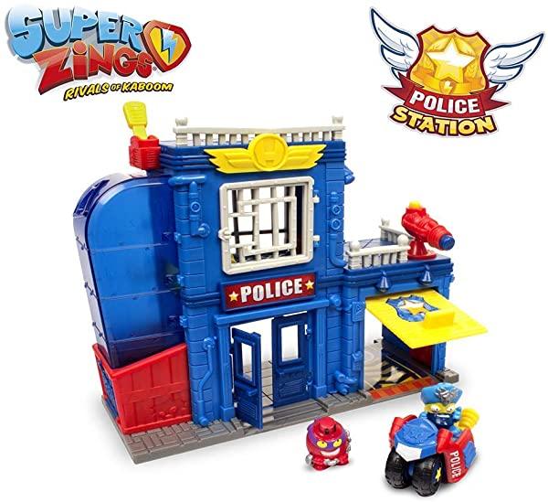 SuperZings - Estación De Policía + 2 figuras exclusivas