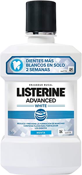 Enjuague bucal Listerine Advance White
