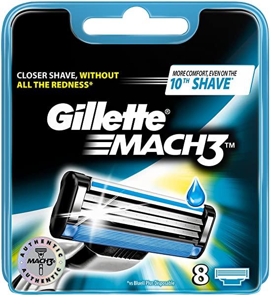 Pack 8 Gillette Mach3 Recambios