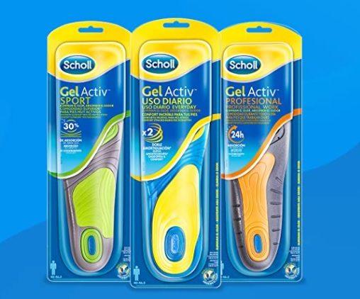 Selección de plantillas Scholl Gel Activ en oferta