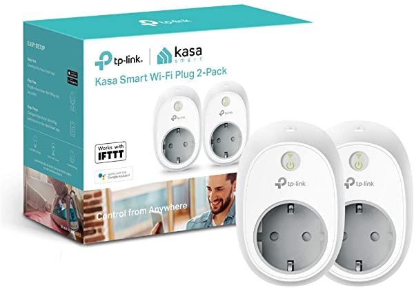 Set de 2 Enchufe inteligente TP-Link HS100P2