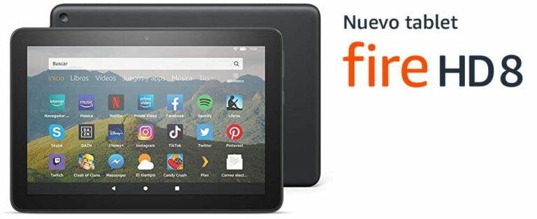 Nueva Tablet de Amazon Fire HD 8 2020! un 30% más rápida, 2Gb de RAM y con el doble de capacidad