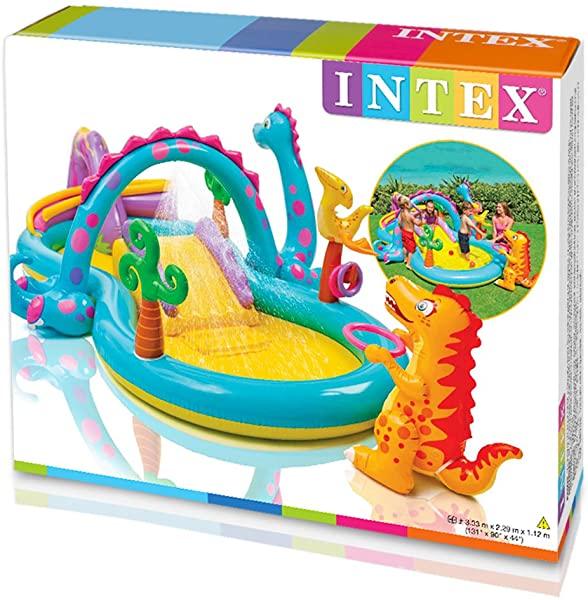 Intex 57135NP - Centro juegos hinchable dinos