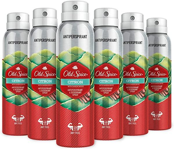 Pack 6 Desodorante Old Spice Citron