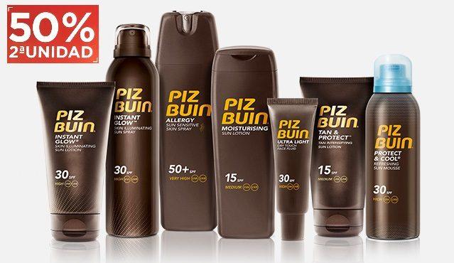 Piz Buin 2 unidad al 50%