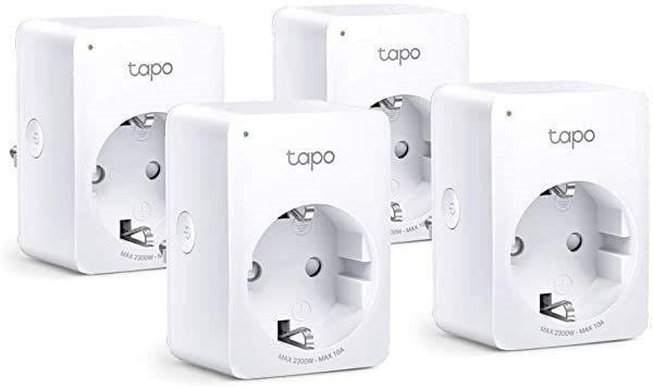 Comprar Pack x 4 Enchufe inteligente TP-Link Tapo P100 Pack x 4 Enchufe inteligente TP-Link Tapo P100