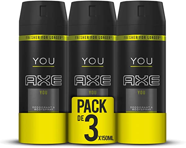 Pack 3 Desodorante Axe You