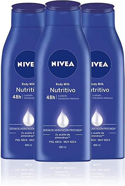 Pack 3 Nivea Body Milk Nutritivo