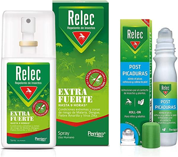 Pack Antimosquitos Relec Extrafuerte +Post Picaduras