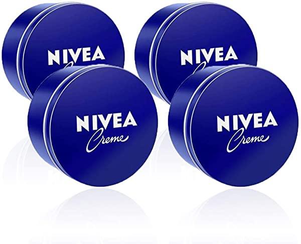 Pack de 4 latas NIVEA Crema hidratante de 400ml