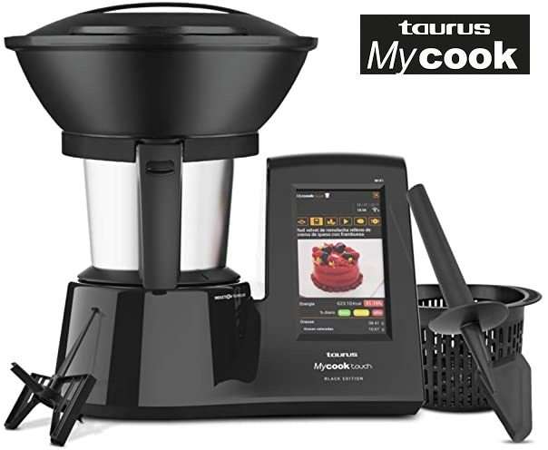 Robot de Cocina Taurus Mycook Touch Black Edition