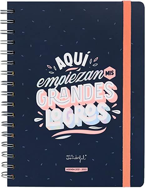 Mr. Wonderful Agenda clásica 2021-2022 Semana vista