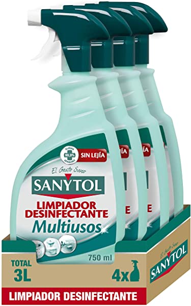Pack 4 Desinfectante Sanytol Multiusos