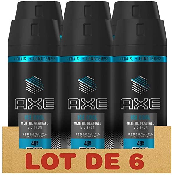 Pack 6 Desodorante AXE ICE COOL Menta Helada-Limón