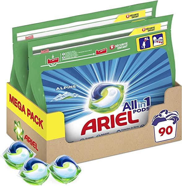 Comprar Ariel 3en1 PODS Alpine Pack Ariel 3en1 PODS Alpine detergente en cápsulas para 90 lavados
