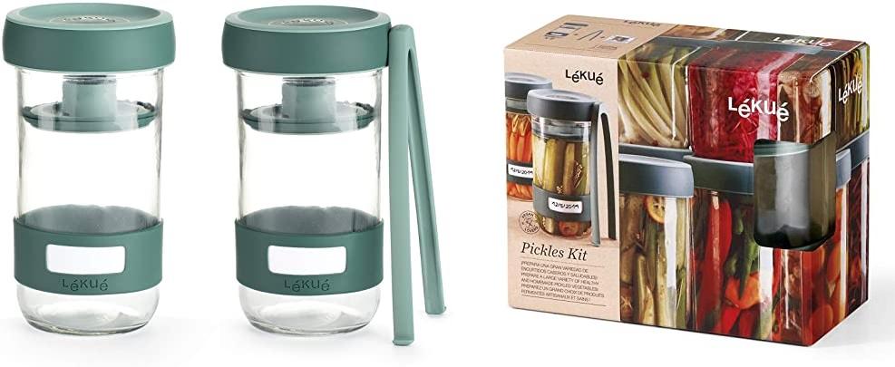 Comprar Kit de Utensilios Lékué para preparar encurtidos caseros Kit de Utensilios Lékué para preparar encurtidos caseros