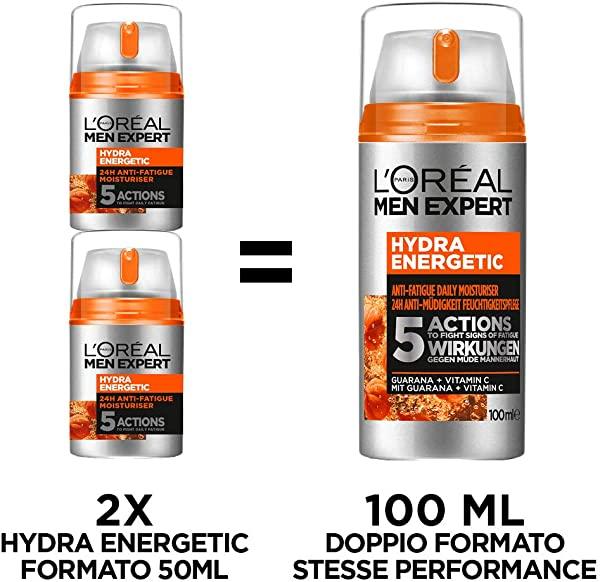 Comprar L'Oreal Paris Men Expert Hydra Energetic Anti-Fatiga 24 horas 100ml L'Oreal Paris Men Expert Hydra Energetic Anti-Fatiga 24 horas 100ml