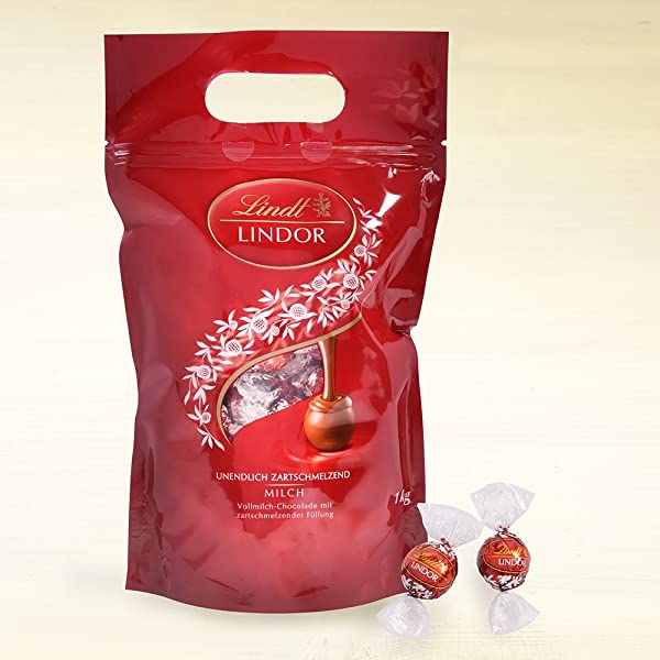 Lindt Lindor Bombones de Chocolate con Leche 1Kg