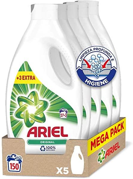 Pack 5 Detergente líquido Ariel Original