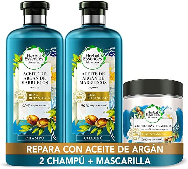 Pack Reparación Herbal Essences Aceite de Argán de Marruecos