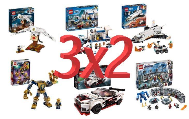 3x2 LEGO en Amazon