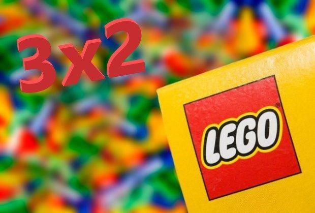 3x2 LEGO en Amazon