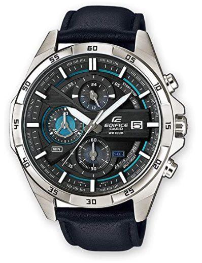 ¡Chollo! Reloj Casio Edifice EFR-556L-1AVUEF con correa de cuero