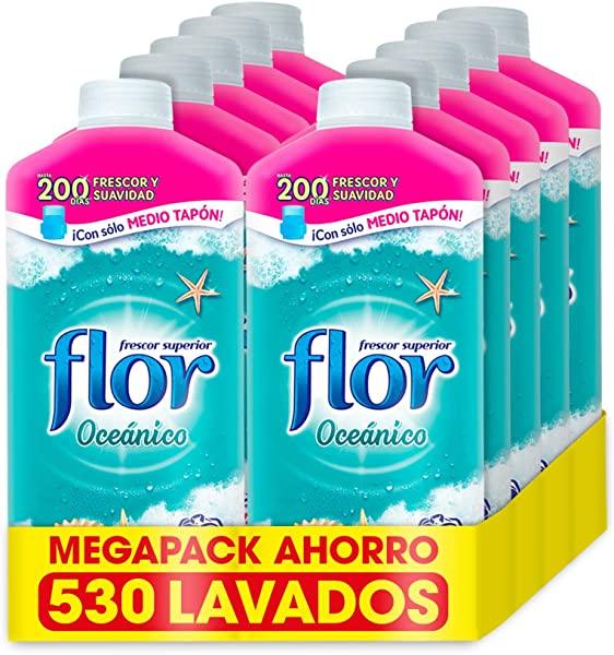 Pack 10 Suavizante Flor Oceánico concentrado