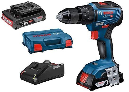 Bosch GSB 18V-55 + 2 baterías + Maletín