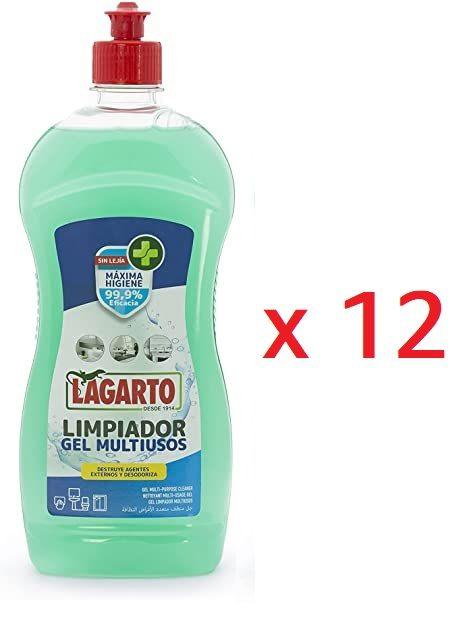 Pack 12 Lagarto Limpiador Gel Multiusos