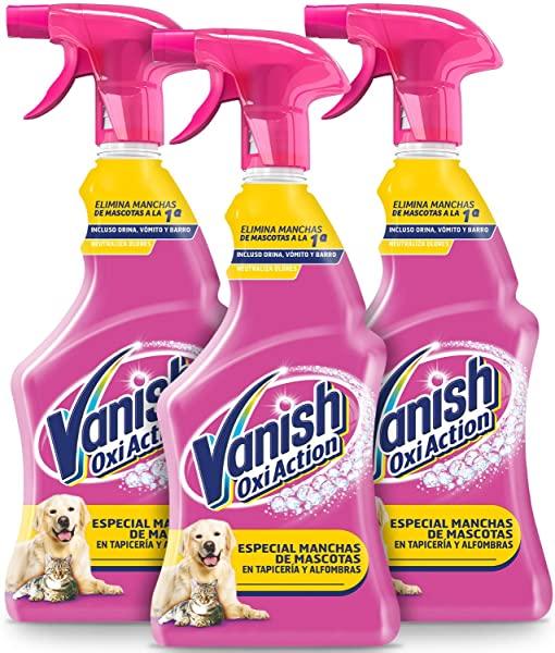 Pack x 3 Quitamanchas Vanish Oxi Action especial manchas de Mascota