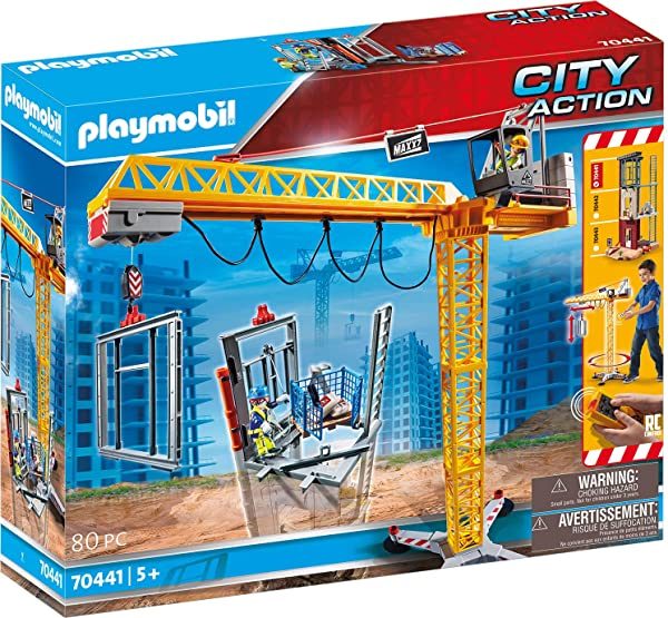 PLAYMOBIL City Action - Construcción Grúa RC (70441)