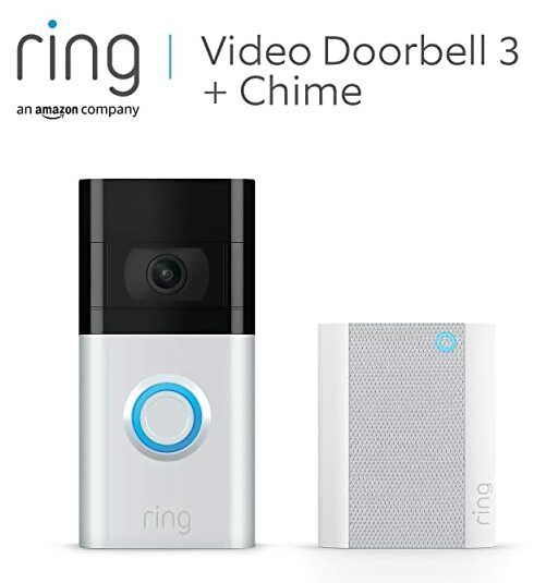 Ring Video Doorbell 3 + timbre Ring Chime de Amazon
