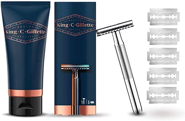 Set King C. Gillette Máquina de Afeitar