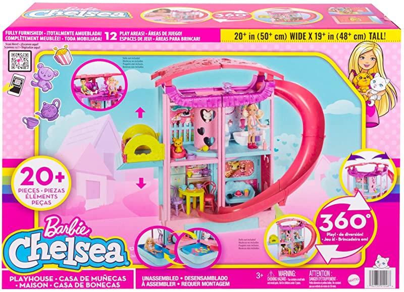 Comprar Barbie Casa de juegos Chelsea y parque de juegos Barbie Casa de juegos Chelsea y parque de juegos