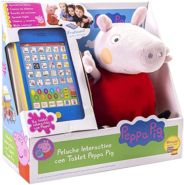Peppa Pig Peluche Interactivo con Tablet