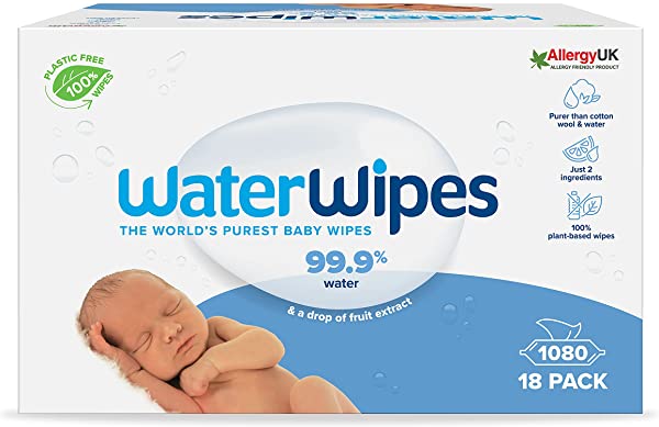 Toallitas húmedas WaterWipes para bebé (1080 toallitas)