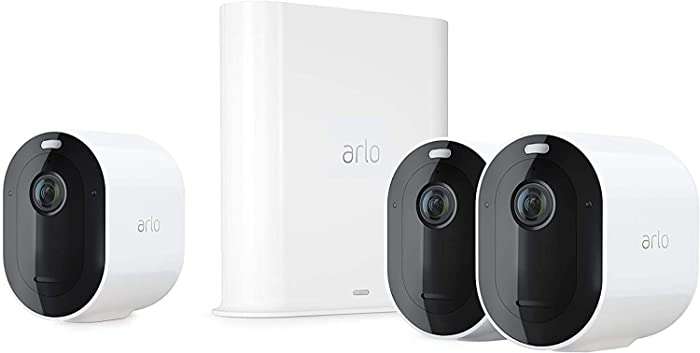Comprar Arlo Pro3 Sistema de 3 cámaras de seguridad 2K QHD sin cables Arlo Pro3 Sistema de 3 cámaras de seguridad 2K QHD sin cables