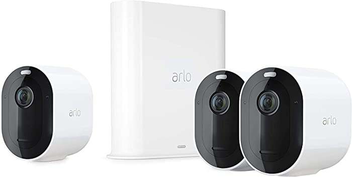 Arlo Pro3 Sistema de 3 cámaras de seguridad 2K QHD sin cables