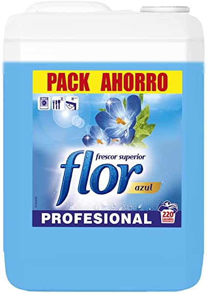 Suavizante Flor Azul profesional para 220 lavados (5 litros)