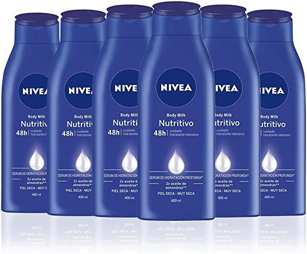 Pack 6 Nivea Body Milk Nutritivo