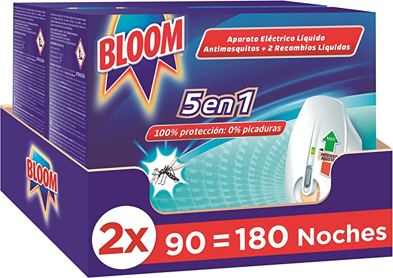 Pack x 2 Insecticida Bloom Eléctrico Líquido Doble Eficacia
